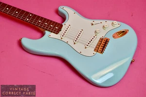 Vintage 1996 Fender Custom Shop 1960 Stratocaster John Page Era, Daphne Blue CS - Picture 1 of 24