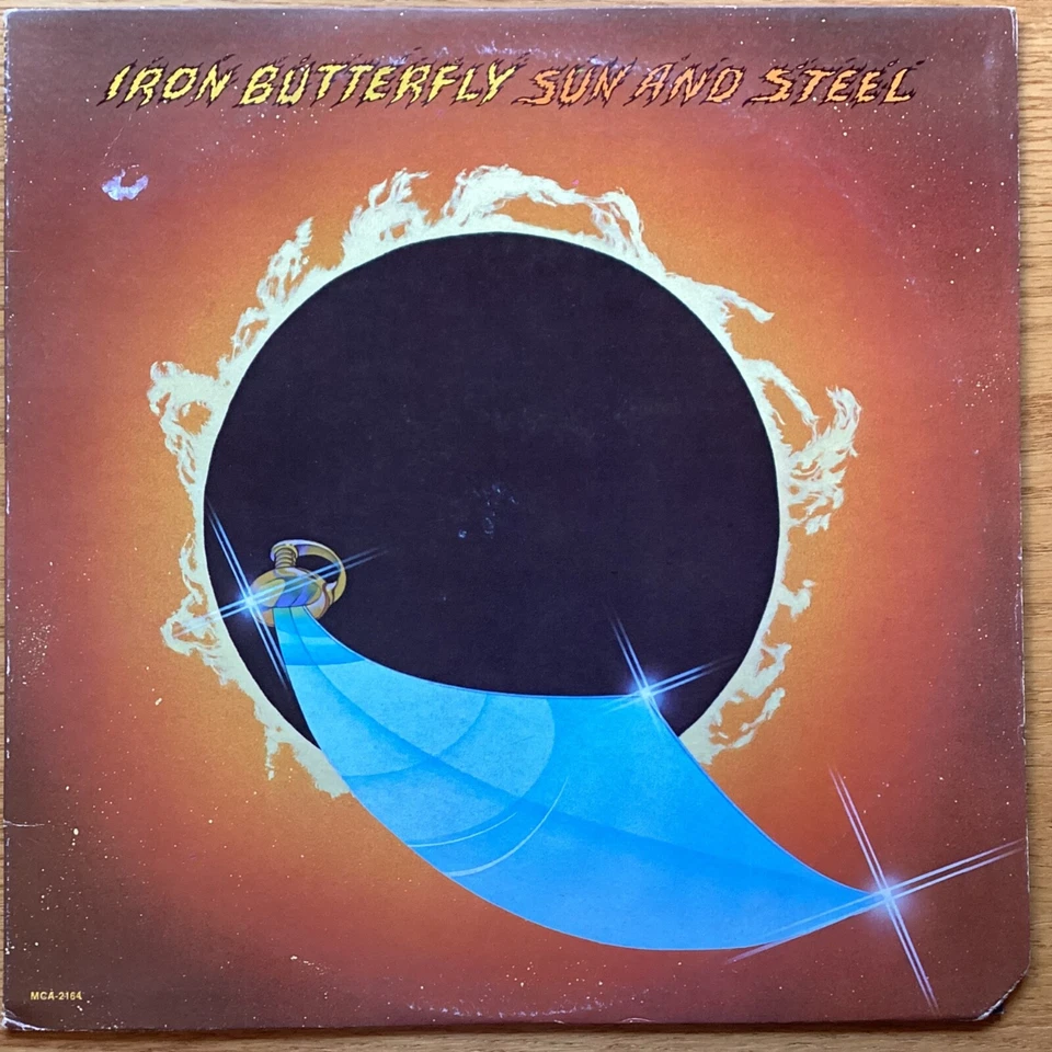 Iron Butterfly “Sun And Steel" 33 1/3 rpm LP record, MCA-2164 - Image 1 of 4