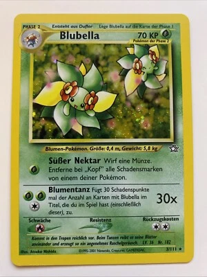 Pokémon Karten - Blubella 3/111 Holo - Neo Genesis - Deutsch - Bild 1 von 4