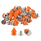 20 ensembles de rivet à pointe cône, 12 mm gousses d'arbre et pointes orange