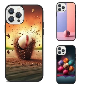 wallpaper cricket ball For iPhone SE4 16E 12 13 14 15 16 Pro Max Anti wear Cover - Picture 1 of 25