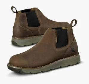 Carhartt Men's 4" Millbrook Steel Toe Wedge Work Boot Bison Brown - FM4200-M - Picture 1 of 6