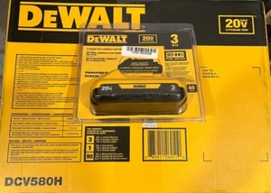 New! DEWALT DCV580H 20V MAX Li-Ion Wet/Dry Vacuum With (1) 3AH Battery - Picture 1 of 12