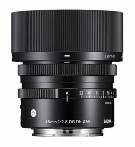 SIGMA 45mm F2.5 DC DN CONTEMPOR PRIME LENS f SONY E NEW in FACTORY BOX & HOOD