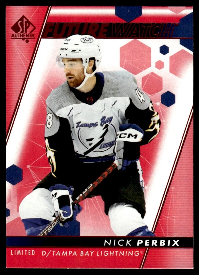 2022-23 SP Authentic Limited Red Nick Perbix Tampa Bay Lightning #156 - Image 1 of 2