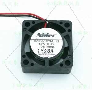 Nidec 2.5CM 12v0.05A D02X-12TM small ultra-quiet cooling fan - Picture 1 of 2