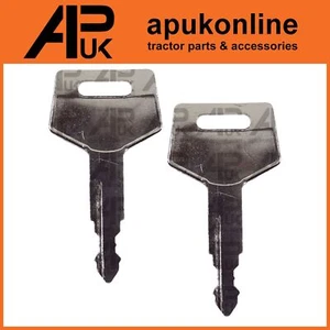 2x Ignition Keys for IHI Kato Excavator Loader Digger Skid Steer Chieftain 5080 - Picture 1 of 2