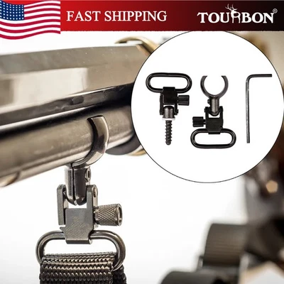 TOURBON Single & Over Under Guns Split Band QD Sling Swivels for Winchester 94 - Image 1 of 4