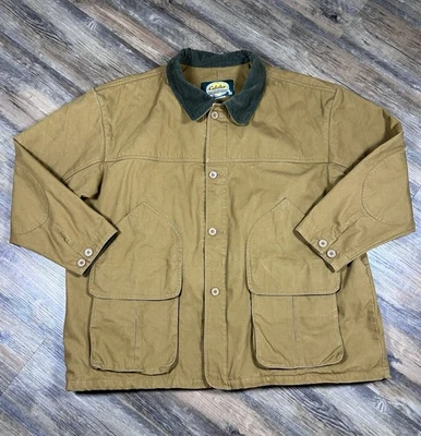 Cabela's Chaqueta Para Hombre 2XL-3XL Marrón Acolchado Lona Equipo Campo Caza Juego Bolsa Foto 1 de 4