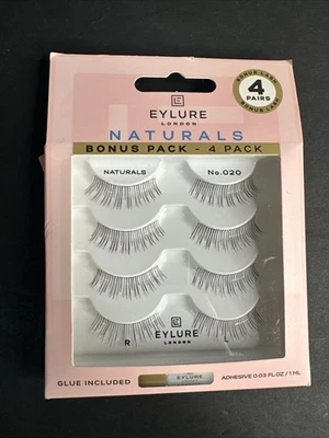 Eylure Naturals No. 020 Reusable Eyelashes Adhesive Included 4 Pairs - Image 1 of 3