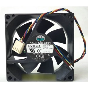 1pcs New Cooler Master A8025-42RB-6IP-PI 12V 0.54A 4pin Cooling Fan#QW - Picture 1 of 3