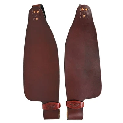95HS Hilason Leather Saddle Replacement Fender Pair With Hobble Straps Adult
