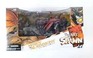 McFarlane Toys The Art of Spawn Spawn vs Al Simmons Deluxe Boxed Set Series 27 - Picture 1 of 4