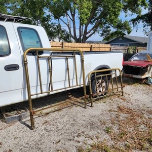 Antique Brass Bed Tampa Bay Full Size - As Low as I Can Go - Picture 1 of 18