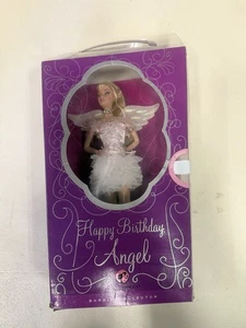 2008 Happy Birthday Engel Barbie Puppe Pink Label Neu in OVP Sammelfigur Lesen ⬇️ - Bild 1 von 10