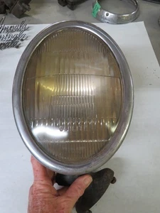 Studebaker 1932 33 Headlight Headlamp Assembly & Left Stanchion ~ Glolite - Picture 1 of 9
