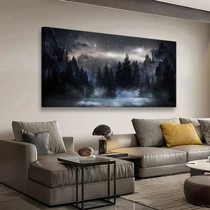 Mountain Canvas Wall Art for Living room Office Bedroom Forest Wall Art Print... - Picture 1 of 9