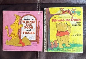 VG 1977 HC Little Golden Book Walt Disney's Winnie-The-Pooh and Tigger 1968 Soft - Imagen 1 de 7