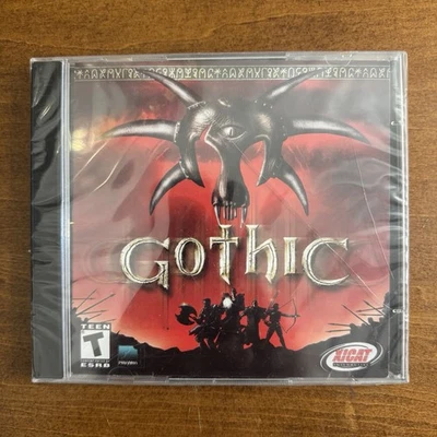 Gothic 2001 PC Piranha Bytes Acción Rol CD-ROM Estuche Sellado agrietado Foto 1 de 4