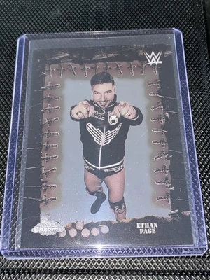 2025 WWE Topps Chrome Cactus Jack Ethan Page  Famed Phantoms - Image 1 of 2