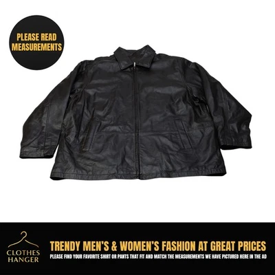 NUEVA Chaqueta de Cuero Genuino Knights Bridge Negra Talla XL Aislada Acolchada 7290 Foto 1 de 4