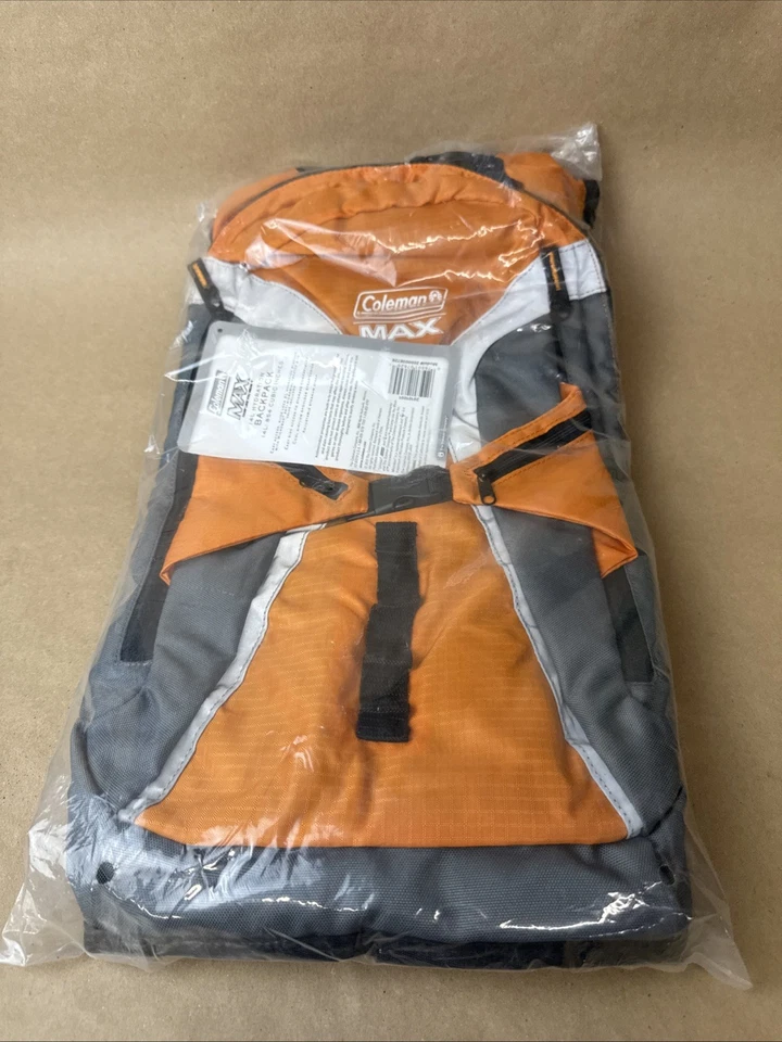 Coleman Max 2L 水化膀胱轻便野营/远足 14L 背包,橙色 — 第 1/4 张图片