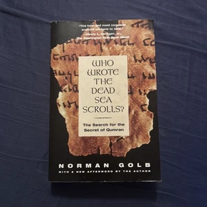 Who Wrote The Dead Sea Scrolls Paperback Norman Golb 1996 Judaism History Bible - Picture 1 of 8
