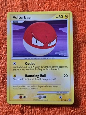 2008 Pokemon Diamond and Pearl Stormfront #81 Voltorb, C, NF/H, cd18 - Image 1 of 3