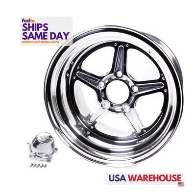 Billet Specialties BSPRS035126155N Aluminum 15 in Wheel Rim 5x4.75 15x12  - Image 1 of 4
