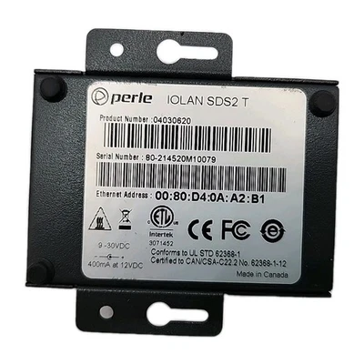 Servidor de dispositivos seguros Perle 04030620 iOLAN SDS2T. Foto 1 de 4