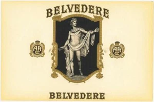Etiqueta de cigarro Belvedere Apollo del Belvedere Ace Cigar Co. Buffalo, Nueva York - Imagen 1 de 1