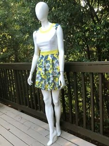 VESTIDO MUJER AMARILLO FLORAL (Talla S M L) Foto 1 de 4