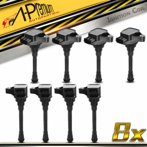A-Premium 8x Ignition Coil for Nissan NV2500 2016-2021 NV3500 2016-2021 TITAN XD - Picture 1 of 8