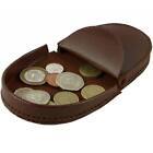 Handy Mens Gents Leather Coin Tray Change Holder Wallet Purse in 3 Colours
