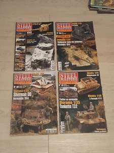 Lot de 4 Magazines STEEL MASTERS - N° 62 65 66 67 - Maquette Ww1 Ww2 Allemand Us - Photo 1/9