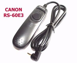 Fernauslöser Remote Cord RS 60 E3 für Canon EOS 1200,1100,700,650,550,Pentax K-7
