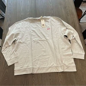 Neu mit Etikett Levi’s Relaxed Langarm-Sweatshirt aus 100 % Baumwolle Größe XXL - Bild 1 von 8