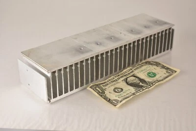Amplificador de potência radiador dissipador de calor alumínio grande 281mm x 77mm x 55mm - Imagem 1 de 4
