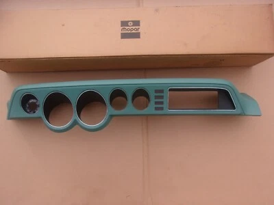 NOS Mopar 1979 1980 Dodge B-Van Instrument Panel Dash Bezel Hood GREEN - Image 1 of 3