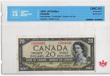 1954 Bank Of Canada $20 Devil Face Beattie/Coyne C/E5034630 - CCCS UNC60 -