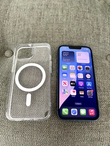 iPhone 13 (A2482) - Bleu - Débloqué - 128 Go - Occasion - Bon état - Lire description - Photo 1 sur 10