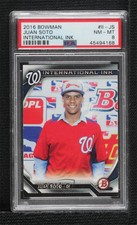 2016 Bowman International Ink Juan Soto #II-JS PSA 8
