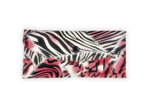 7" x 3.25" Girls Red Animal Print Theme Fashion Flat Wallet - Picture 1 of 2