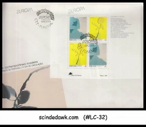 PORTUGAL MADEIRA - 1993 EUROPA / MODERN ART - Min. sheet - FDC - Picture 1 of 1