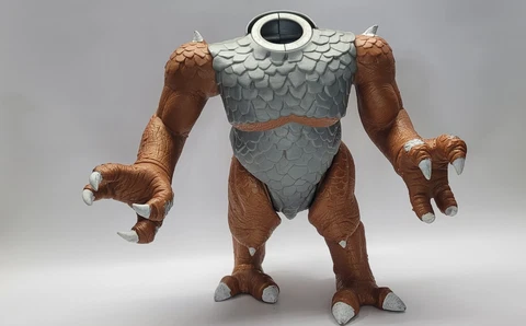 INHUMANOIDS METLAR 14" GIANT FIGURE MONSTER HASBRO 1986 Missing Head VINTAGE Cover