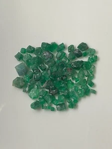 24.50Ct Natural Green Color  Rough Emerald Gemstone lot From Swat - Picture 1 of 5