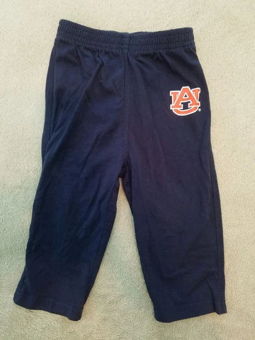 Auburn Tigers Pants Baby 6/9 Months NAVY BLUE cotton Baby Fan Gear WAR EAGLE A3 Cover