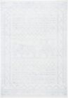 SAFAVIEH Tulum Collection Accent Rug - 2' x 5', Ivory & Light Grey, Moroccan Boh