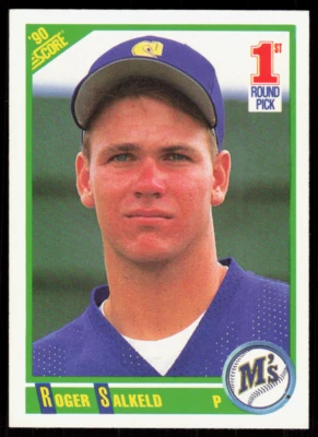 1990  Score 674 Roger Salkeld Seattle Mariners - Image 1 of 2
