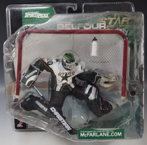 McFARLANE EDDIE BELFOUR DALLAS STARS SERIES 1 FIGURE HOCKEY NHL MIB Cover